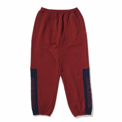ケボズ KEBOZ KAC PANELED SWEAT PANTS (BURGUNDY) ケボズ KEBOZ KAC PANELED SWEAT PANTS (BURGUNDY)
