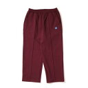 P{Y KEBOZ PIN TUCK SWEAT PANTS iBURGUNDYj