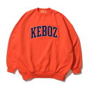 P{Y KEBOZ UC CHENILLE SWEAT CREWNECK iORANGEj