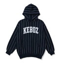 P{Y KEBOZ STRIPE UC SWEAT HOODIE iNAVYj