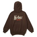 ケボズ KEBOZ TM SWEAT HOODIE （BROWN）