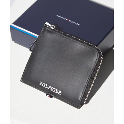 トミー ヒルフィガー TOMMY HILFIGER スモールジップウォレット （ブラック）