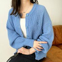 ジーラ GeeRA 【U.S.POLO ASSN】ニットカーディガン (ブルー)(4)