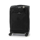 キプリング Kipling NEW YOURI SPIN S (Black Noir) 機内持ち込みキャリーケース