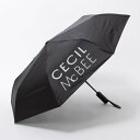 セシルマクビーグリーン CECIL McBEE green UV晴雨折りたたみ傘 (BK)