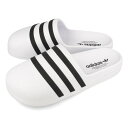 アディダス adidas ADIFOM ADILETTE SLIDES （FTWR WHITE/CORE BLACK/FTWR WHITE）