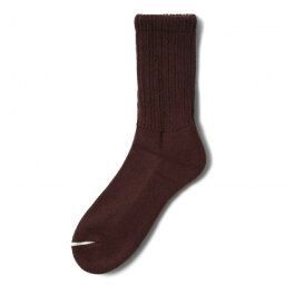 コンフィーソックス COMFY SOCKS LOW CREW MADE IN JAPAN （BROWN）