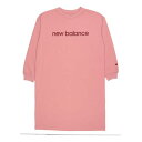 ニューバランス New Balance ジュニア 長袖Tシャツ ロングスリーブドレス_ AGD35155 (ピンク)