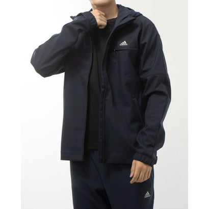 アディダス adidas メンズ ウインドジャケット M MH ハッスイウィンドジャケット IK7348 （レジェンドインク）