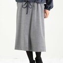 イヌジルシ 犬印 BREEZE CROSS CLOSET リブ隠しスカート (グレー)(4)