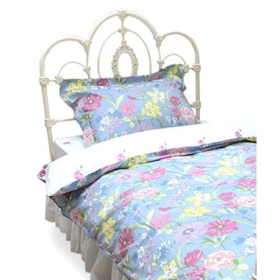 ローラ アシュレイ LAURA ASHLEY ギリー デュベカバーダブル （ブルー(192)）