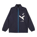 アシックス ASICS ジュニア ウインドジャケット 裏トリコットウインドブレーカージャケット 2034A865 (ミッドナイト)