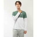 ザ ノース フェイス THE NORTH FACE メンズ 陸上/ランニング 長袖Tシャツ L/S Bi-Colored Nuptse Tee_ロングスリーブバイカラードヌプシティー NT82384 （ダークセージ）