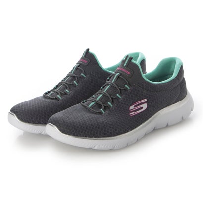 スケッチャーズ スケッチャーズ SKECHERS レディース ウォーキングシューズ SKECHERS SUMMITS 12980 （CHARCOAL/GREEN）