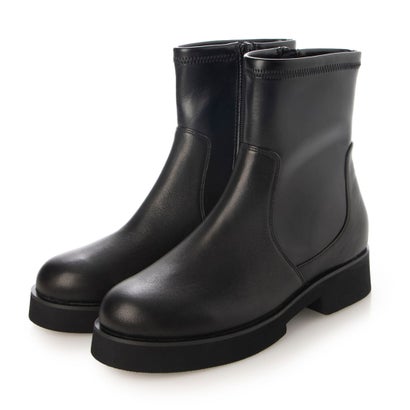 アトリエ Atelier 【3E】厚底ショートブーツ （ブラック）