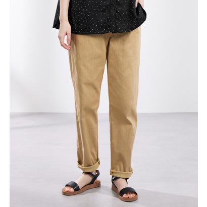 綿混ストレッチゆとりシルエットレギンスパンツ