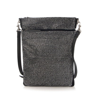 ラ バガジェリー LA BAGAGERIE ラインストーンショルダー (ガンメタリック)