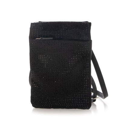 ラ バガジェリー LA BAGAGERIE ラインストーンポシェット (ブラック)