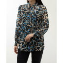 フェイズ エイト Phase Eight Nell Floral Shirt (Blue Multi)