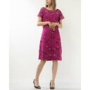 フェイズ エイト Phase Eight Nessa Emb Dress (Fuchsia)