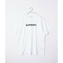 バーバリー Tシャツ メンズ バーバリー BURBERRY 8055309 Tシャツ メンズ 半袖 コットン クルーネック カットソー クルーネック オーバーサイズ HARRISTON ホワイト XS S M L XL （ホワイト）