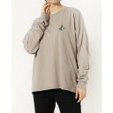 ディズニー Disney レディース 長袖Tシャツ コットンロングTシャツ DN-9C25003TL (セピア)