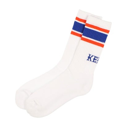 P{Y KEBOZ 2TONE LINE SOCKS iNAVYj