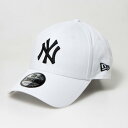ニューエラ NEW ERA ニューエラ Newera キャップ ナインフォーティ ヤンキース ドジャース 野球 940 ベースボールキャップ 野球帽 帽子 ハット NEWERA 9FORTY LEAGUE BASIC CAP (ホワイト)