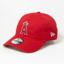 ニューエラ NEW ERA ニューエラ Newera キャップ 9TWENTY 野球チーム 920 ベースボールキャップ MLB 柔らか クロスストラップ 調節可 野球帽 帽子 メジャーリーグ NEWERA 9TWENTY (レッド)(4)