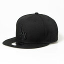 ニューエラ NEW ERA ニューエラ NEWERA キャップ 帽子 9FIFTY 野球チーム 950 ワンサイズ MLB フラットバイザー スナップバック 野球チーム メジャーリーグ 男女 NEWERA 9FIFTY CAP (黒x黒)