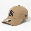 ニューエラ NEW ERA ニューエラ Newera キャップ 9TWENTY 野球チーム 920 ベースボールキャップ MLB 柔らか クロスストラップ 調節可 野球帽 帽子 メジャーリーグ NEWERA 9TWENTY (ベージュ)
