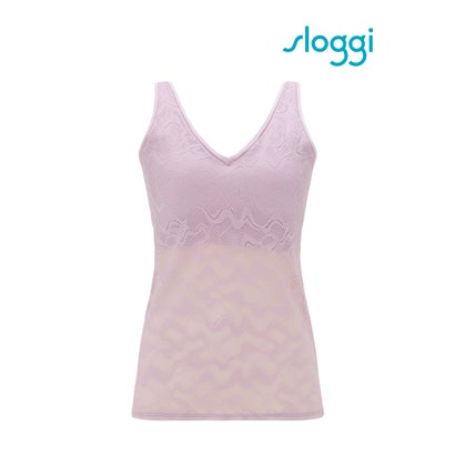 スロギー sloggi ゴーオールラウンド レース カップ付きトップ ラージ （オルキデ）