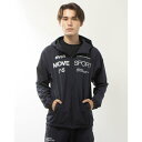 デサント DESCENTE メンズ クロスジャケット クロス オーセンティックロゴ フルジップフーディー DX-C2694AP (ネイビー)