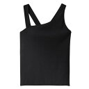 Emn UNOHA ASYMMETRICAL BRA TOP iBLACKj