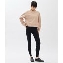 Emn UNOHA SIDE SLIT SWEATSHIRT iPINK BEIGEj