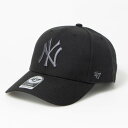 フォーティーセブン 47 キャップ MVP17WBV 帽子 ヤンキース 野球チーム NYY オールシーズン メンズ レディース 47BRAND YANKEES MVP （ブラックxチャコール）