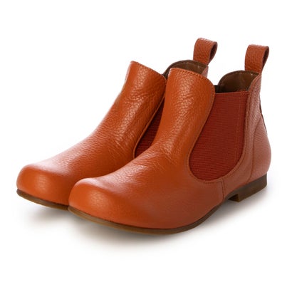 ミラスポーツ Milla sports 柔らかい革を使った シンプル レザー サイドゴアシューズ （ブリック）