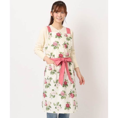 ローラアシュレイ　エプロン ローラ アシュレイ Laura Ashley カミール柄 エプロン （アイボリー(104)）