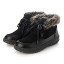 ミネトンカ MINNETONKA ボアショートブーツ tinley-80500-bl (BLACK)