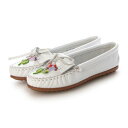 ミネトンカ MINNETONKA ビーズモカシン ziigwan-604z-swh （WHITE SMOOTH）