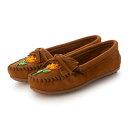 ミネトンカ MINNETONKA ビーズモカシン ziigwan-602z-br （BROWN） 1