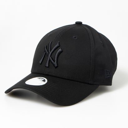 ニューエラ NEW ERA ニューエラ Newera ナインフォーティー 940 キャップ レディース ウーマン 帽子 ヤンキース LA ドジャース 女性 刺繍ロゴ NEWERA 9FORTY LEAGUE CAP （ブラックxブラック）