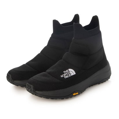 ザ ノース フェイス THE NORTH FACE SHELTER KNIT MID WR ユニセックス スニーカー 防水 超撥水加工 NF52362 （ブラック×ブラック）