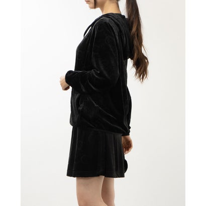 セシルマクビーグリーン CECIL McBEE green ベロアフーディー （BK）