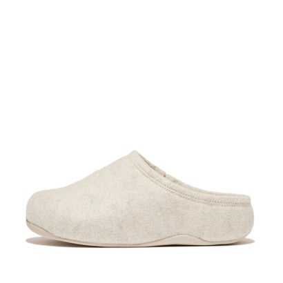 フィットフロップ fitflop 【23AW】SHUV CUSHY FELT CLOG SLIPPERS （Ivory）