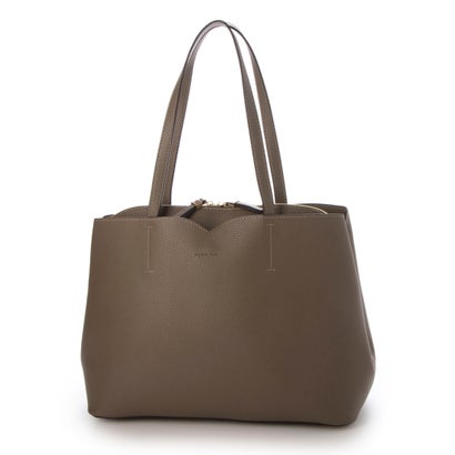 メゾンヴェール maison vert 【多収納】アオリトートバッグ （ライトグレー）