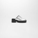 VIVLOS LEATHER MULES (Silver)(4)