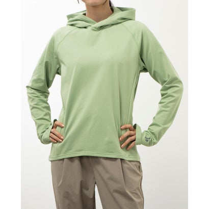 ティゴラバイビームスデザイン TIGORA by BEAMS DESIGN レディース フィットネス アウター プルオーバージャージパーカ TR-3F25013TJ （ペールグリーン）
