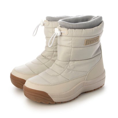 モズ moz 4cm防水　スパイク付き防滑・防水ブーツ パテッドブーツ （ライトグレー）