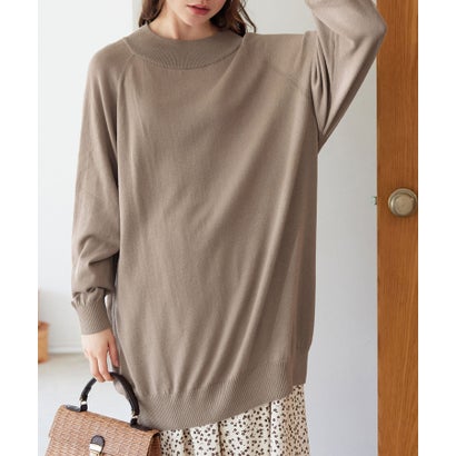 ヴィオラ エ ヴィオラ Viola e Viola 【静電気防止】綿100%ゆるチュニック (カフェオレ)